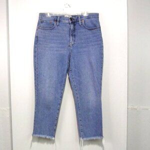 MADEWELL 32 PETITE PERFECT VINTAGE CROP JEAN